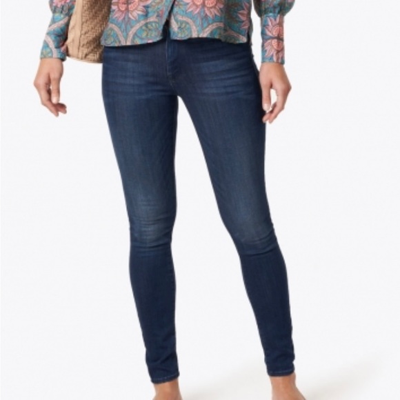 MOTHER Denim - MOTHER EUC LOOKER BEST SELLING STRETCH DENIM DARK BLUE ANKLE FIT W25 INS29